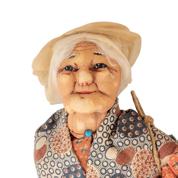 Ravca France Original B.Ravca Normandie 10" Cloth Doll Handmade Fabric Tag - Picture 10 of 16